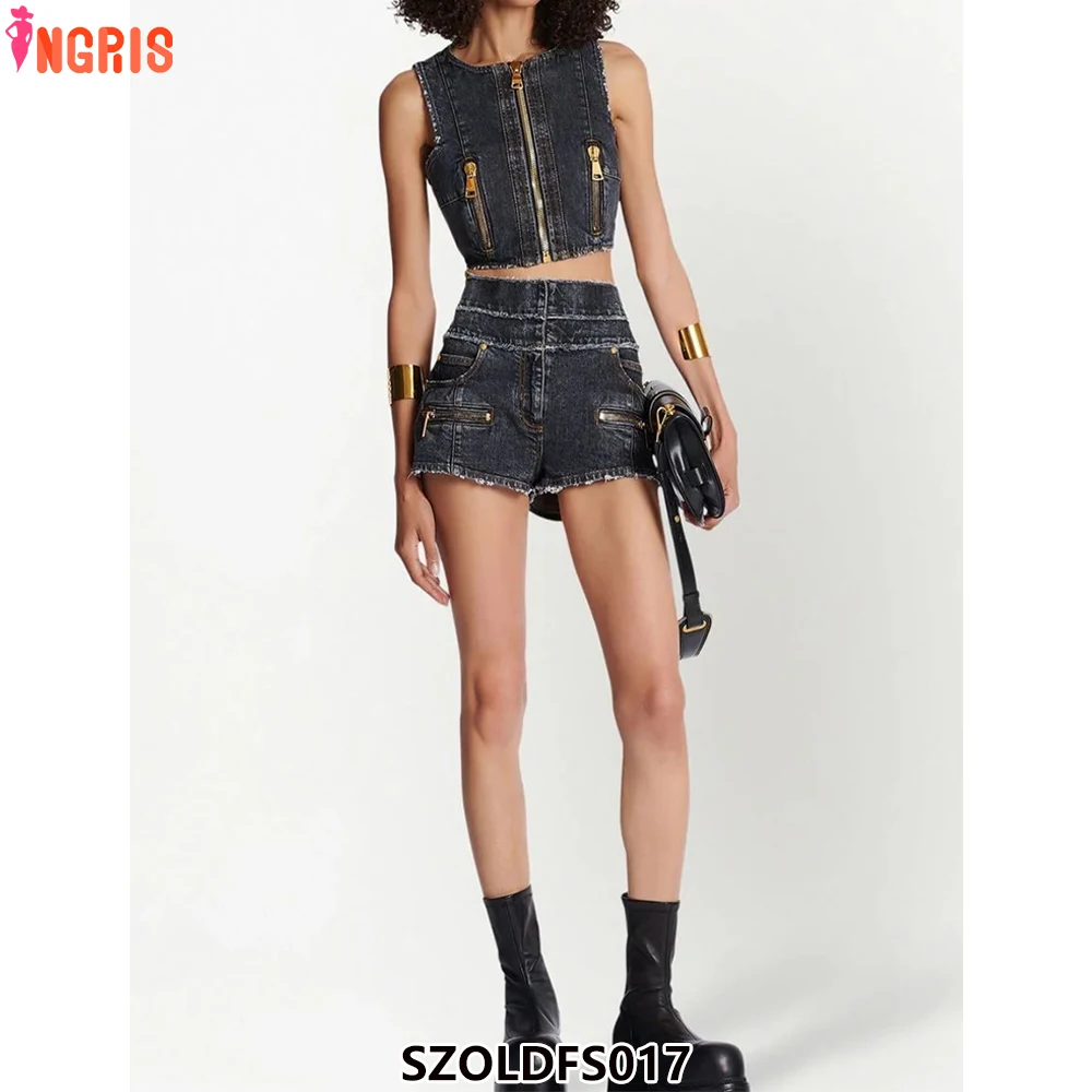 

Fashionable and stylish plus size women's suits tops and shorts ladies two piece casual suits-SZOLDFS017