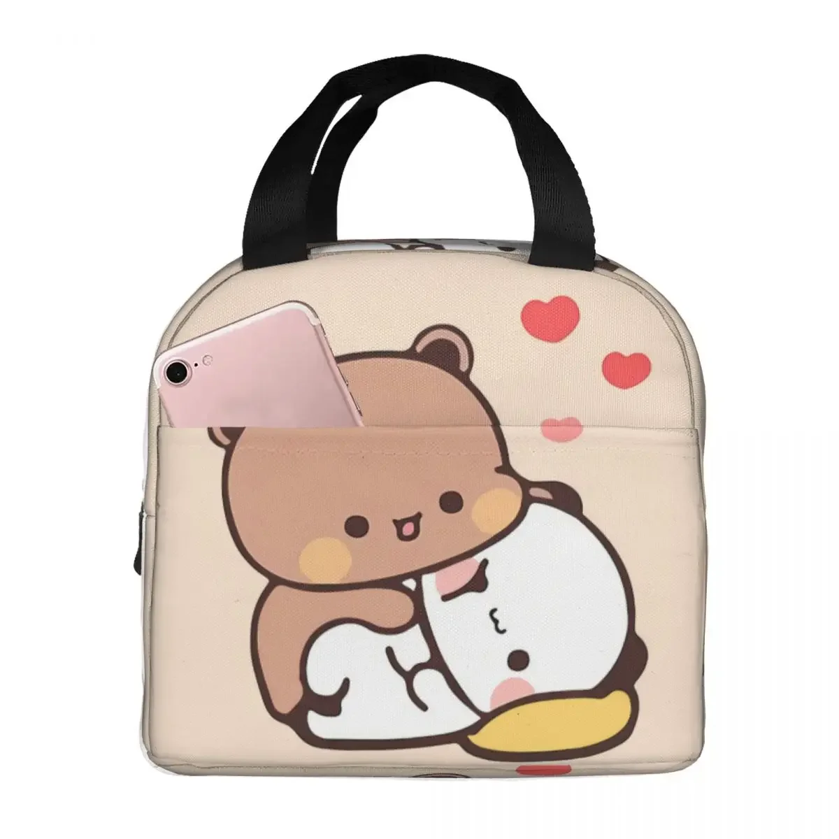 Hug Lunch Bag Box Bubu Dudu Cartoon Children Aluminum Bag Foil Portable Lunchbox