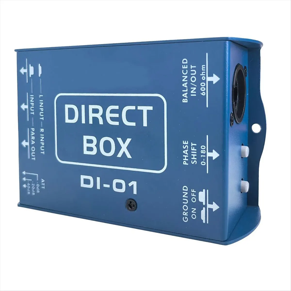 ABGN Passive DI Box Direct Injection DIBOX Direct Box Impedance Conversion DI Audio Isolator DI Effects Passive DI Box