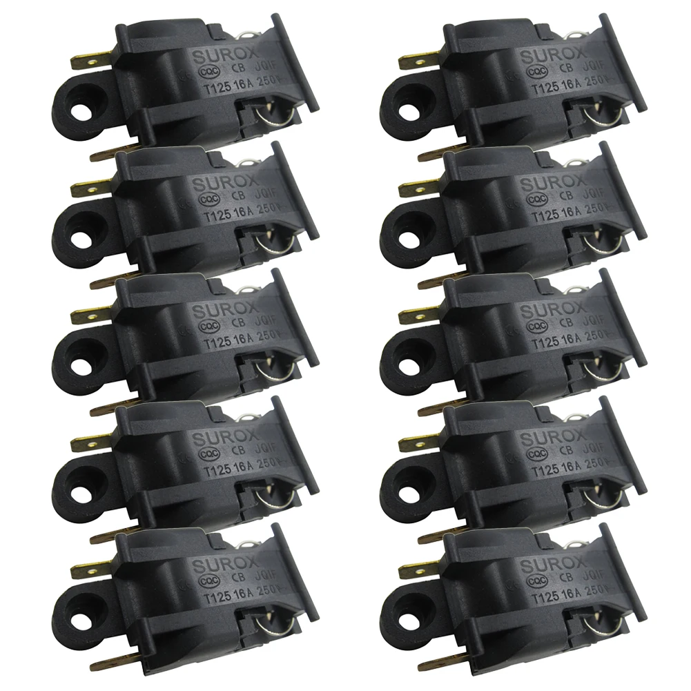 10pcs Kettle Switch Electric XE-3 JB-01E 2 Pin Temperature Control Thermostat Electric Kettle Switch Kitchen Appliance Parts