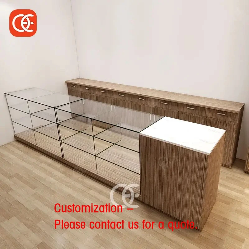 

custom.Builder Wall Display Lockable Shop Renovation Brushed Stainless Steel Smoking Accessories