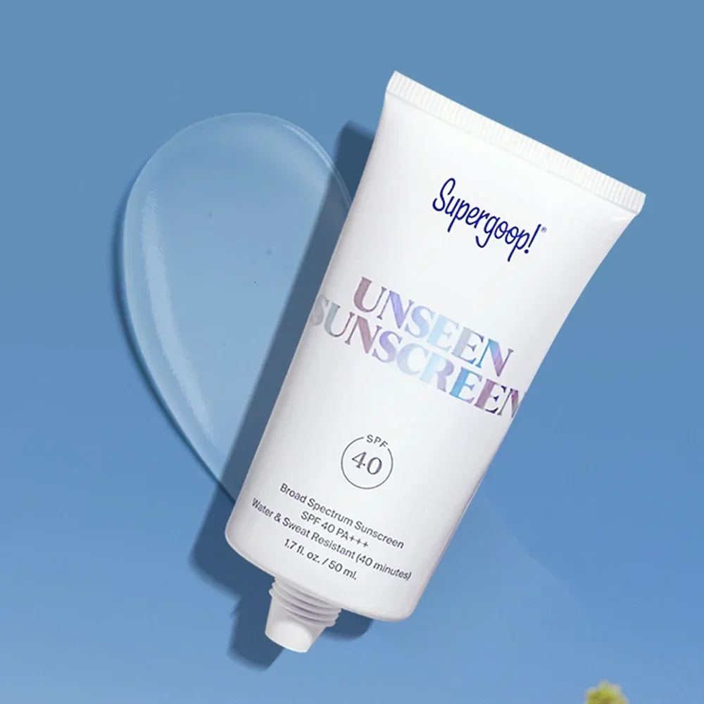 50 مللي Supergoop واقي من الشمس غير المرئي واسع الطيف Glowscreen الجسم واقي من الشمس SPF40 UV حامي الوجه التمهيدي قاعدة مستحضرات التجميل #4