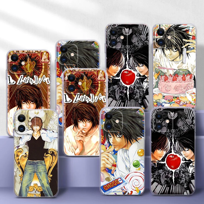 Funda blanda de Anime Death Note 57TY para Moto G9 Powe One Pro E12 E22I E22 G52 G42 G32 G22 G23 Z2 Z Play P40 P30 Edge 30