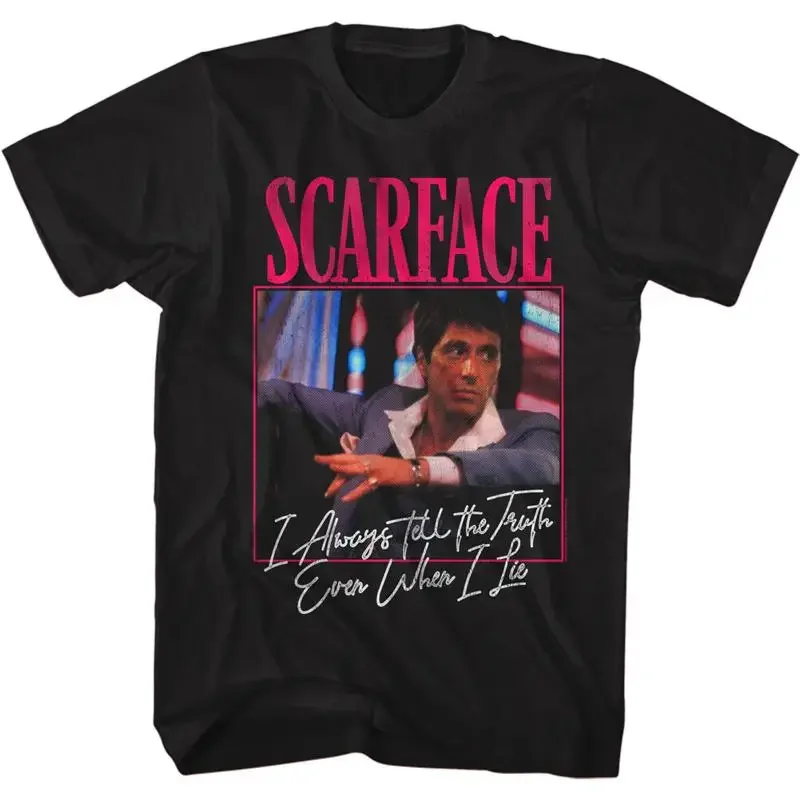 Scarface Movie Al Pacino I Always Tell The Truth Even When Lie Men's T Shirt