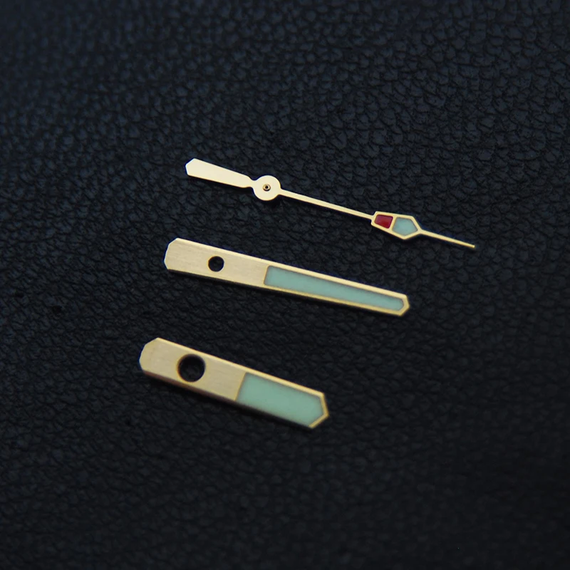 Green Luminous Watch SKX/SBBN Hands Set for NH35 NH36 Watch Movement Three Pointers Green Luminous Needles Repair Parts