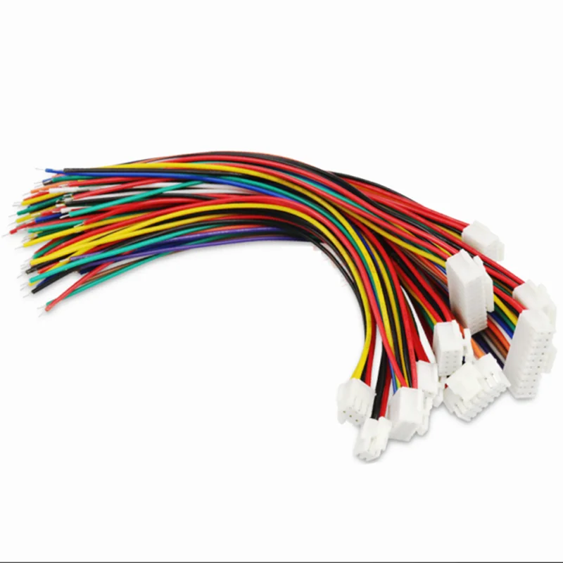 5pcs Phb2.0 Phb 2.0mm Wire Cable Connector 2x2/3/4/5/6/7/8/ Pin Pitch Female Plug Socket 20cm Length 26 Awg