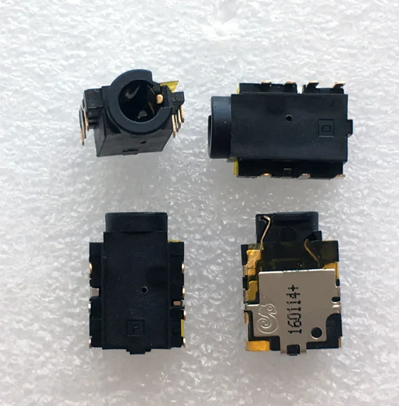 For notebook main board audio base, headphone microphone socket 7P gold-plated foot, sink plate, audio interface