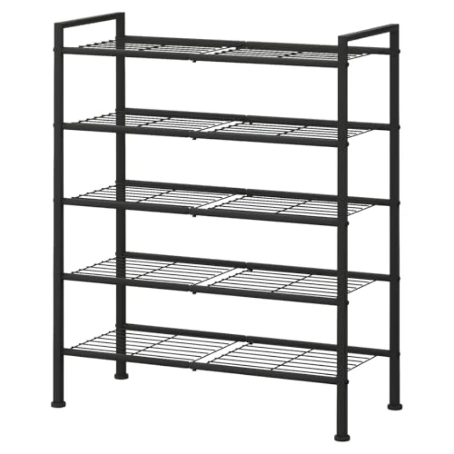 

Металлическая полка для обуви, узкий высокий стеллаж для хранения в прихожей, многофункциональный органайзер для спальни и гаража, идеально подходит для небольших помещений.