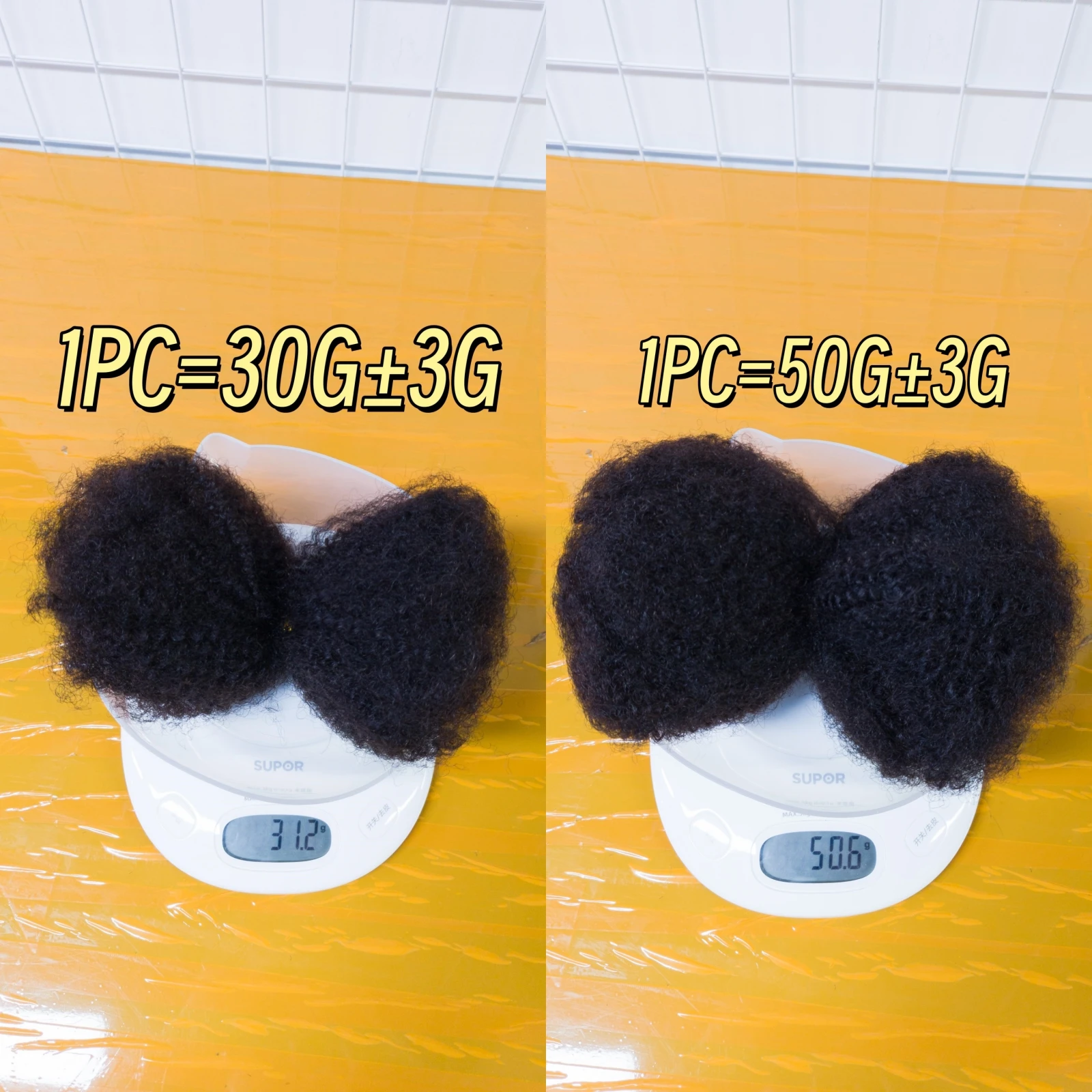 30 جرام/الحزمة 10-18In 4C شعر بشري أفرو غريب السائبة 100% شعر بشري ناعم أفرو غريب شعر بشري لوكس ملحقات/التقلبات/الضفائر