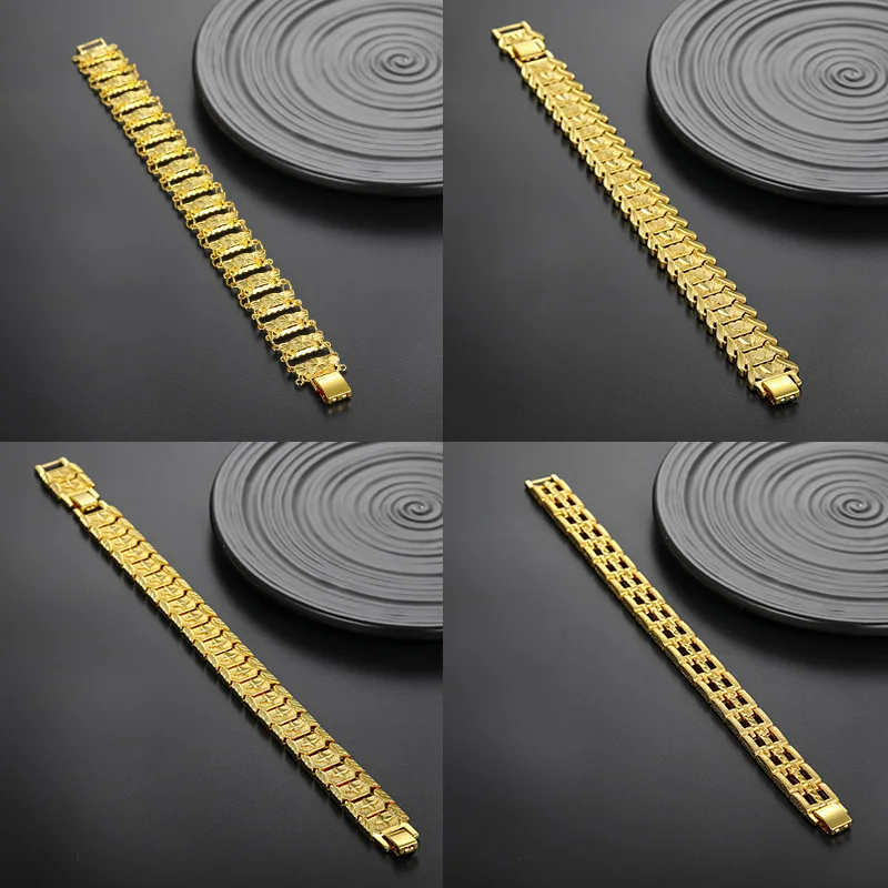Fine Jewelry New Arrival Women's Bracelets 18K Yellow Gold Bracelet