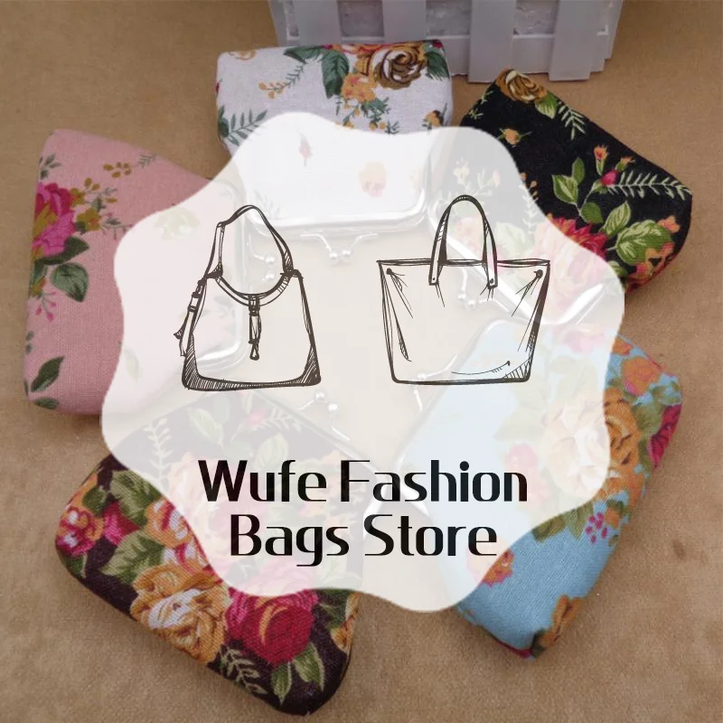 Vintage Floral Canvas Coin Purse Kiss Lock Closure Colorful Flower Print For Daily Use Carry Coins Lipsticks Small Items