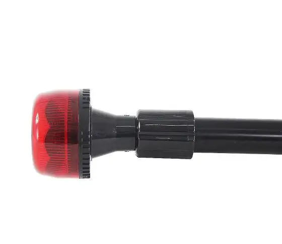 100cm Scalable pole 8W Led Motorcycle Rear tail strobe Warning beacon light,Police motorbike Emergency light,waterproof