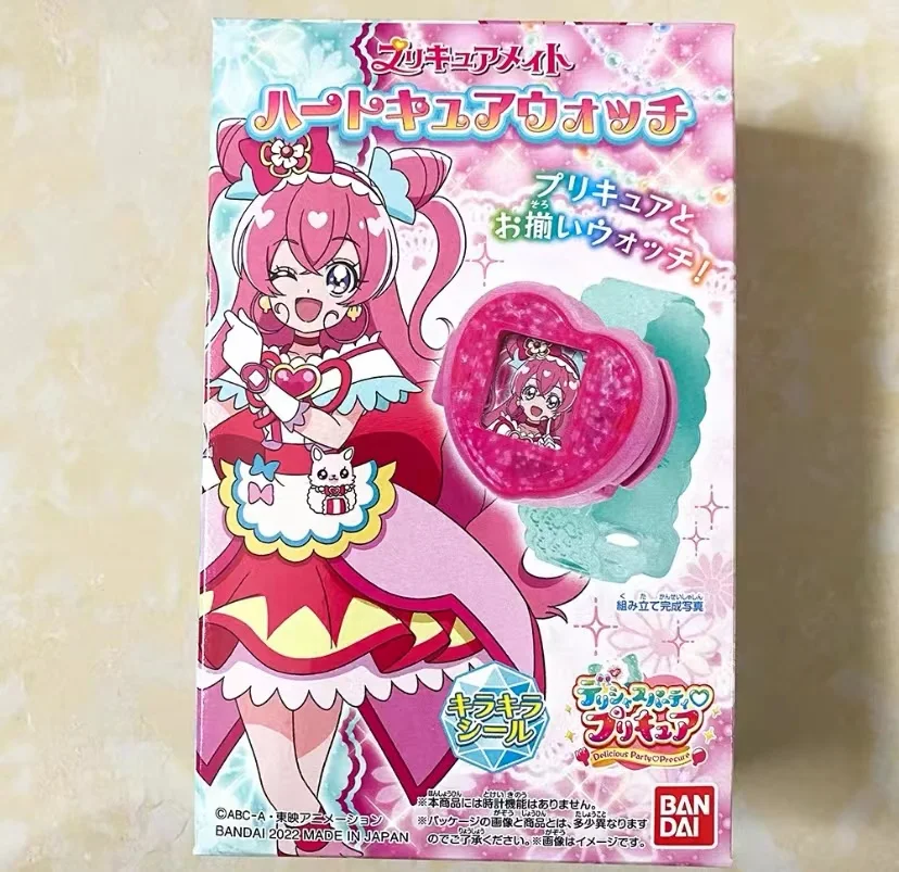 Japanese Bandai Genuine Scale Model Pretty Cure Anime Peripheral Transformation Device Cute Build Up Small Action Figure Toys