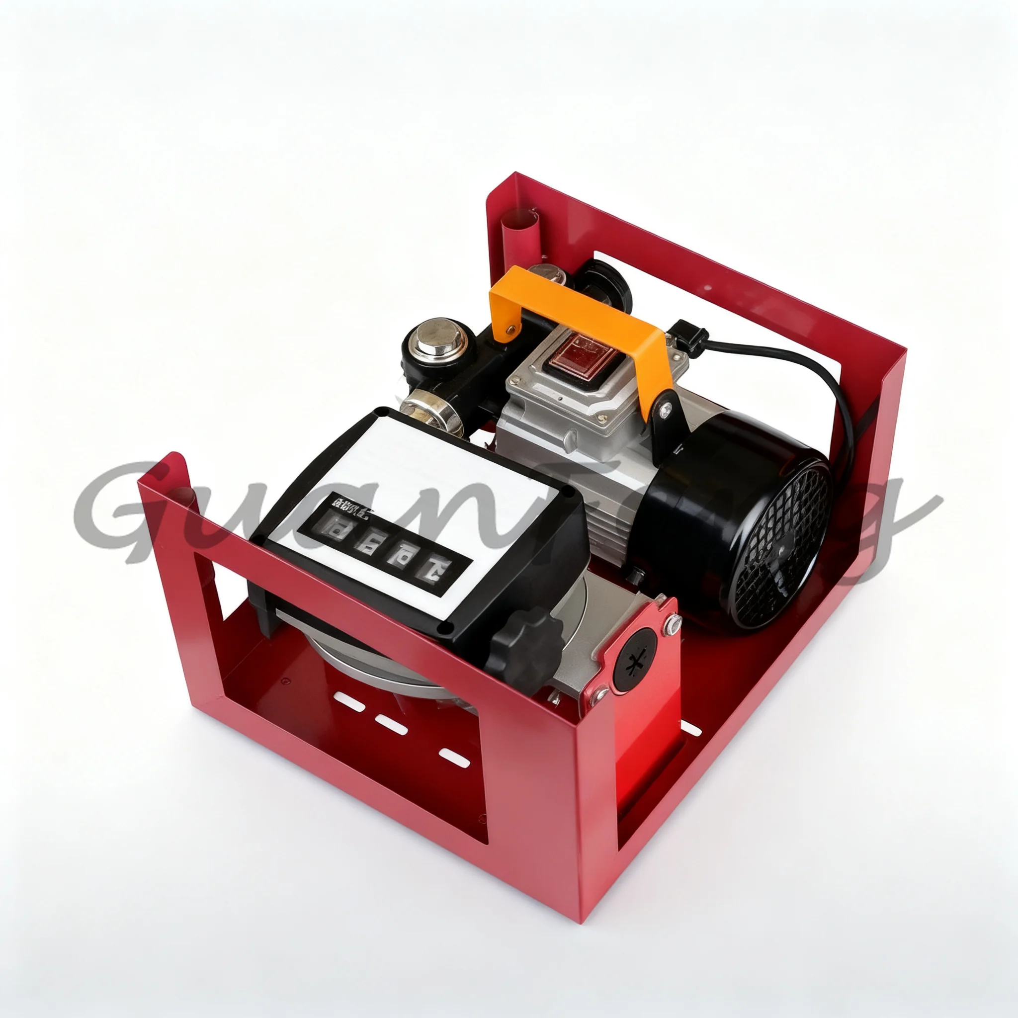 12V 24V 220V High Flow Electric Fuel Transfer Pump, New Upgrade Refueling Device with Mechanical Meter