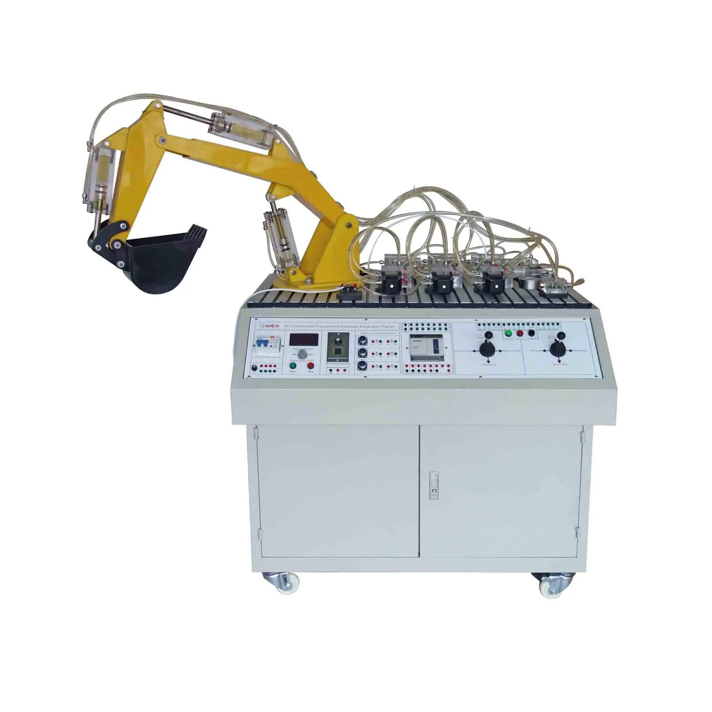 CFH-301 Transparent Hydraulic Excavator Trainer Metal Construction with PLC Control