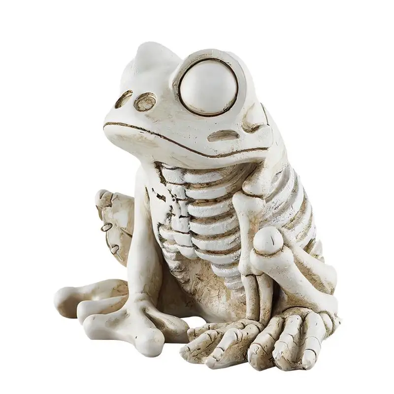 

Halloween Cosplay Props Terror Skeleton Frog Skeleton Model Halloween Horror Animals Decorate Haunted House