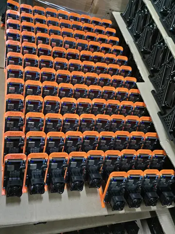 Crypto Miner Machine Orange Desktop Toys Bitaxe Gamma 601 1.2th/s 18W Signal BM1370 Asic Bitcoin Miner SHA-256 2.4G WiFi Home