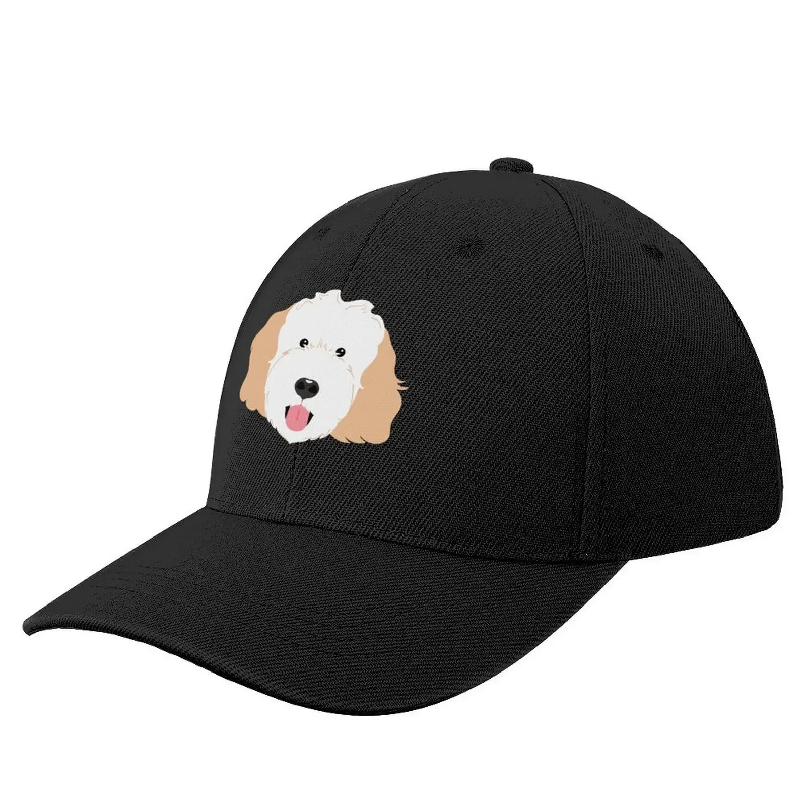 LOVE White Cream Goldendoodle Dog Baseball Cap Rugby Luxury Cap For Girls Men's