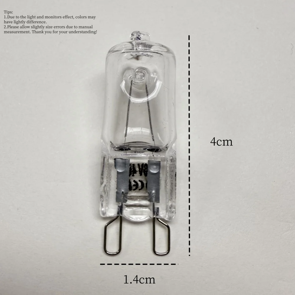 1/2/4/8/10PCS 230V 40W G9 Oven Light High Tempe Resistant Durable Bulb Lamp for Ovens Fans etc. image 6