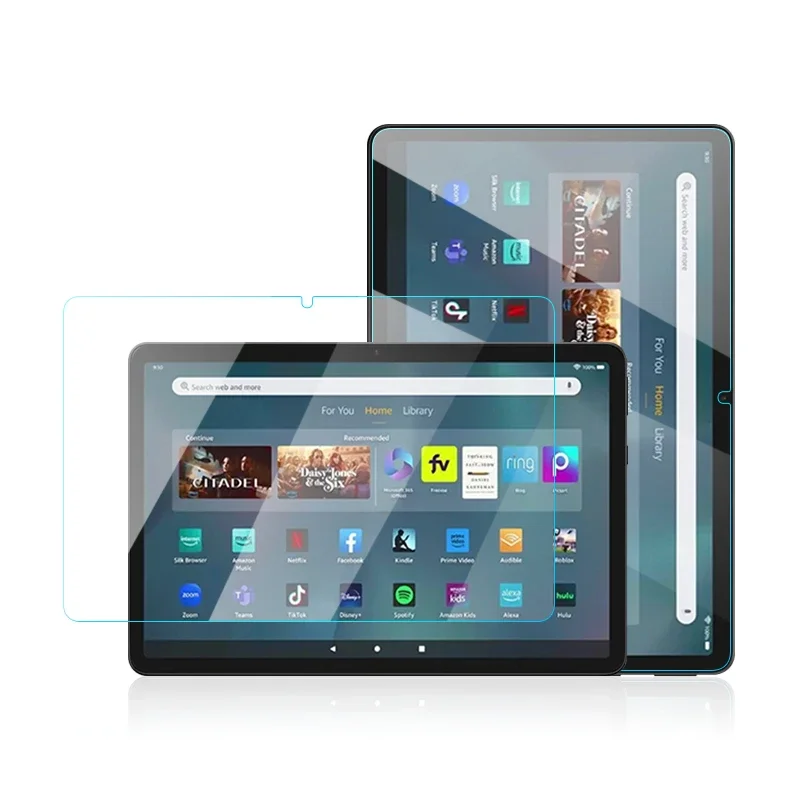 9H Tempered Glass Screen Protector For Amazon Fire Max 11 Inch 2023 Tablet Bubble Free Ultra Clear Protective Film