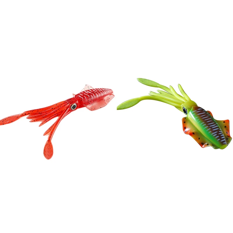 SUNMILE Fishing Lure Bionic Squid Lure With Uv/Luminous Lure Soft Lure Bionic Lure For The Sea 20Cm/48G