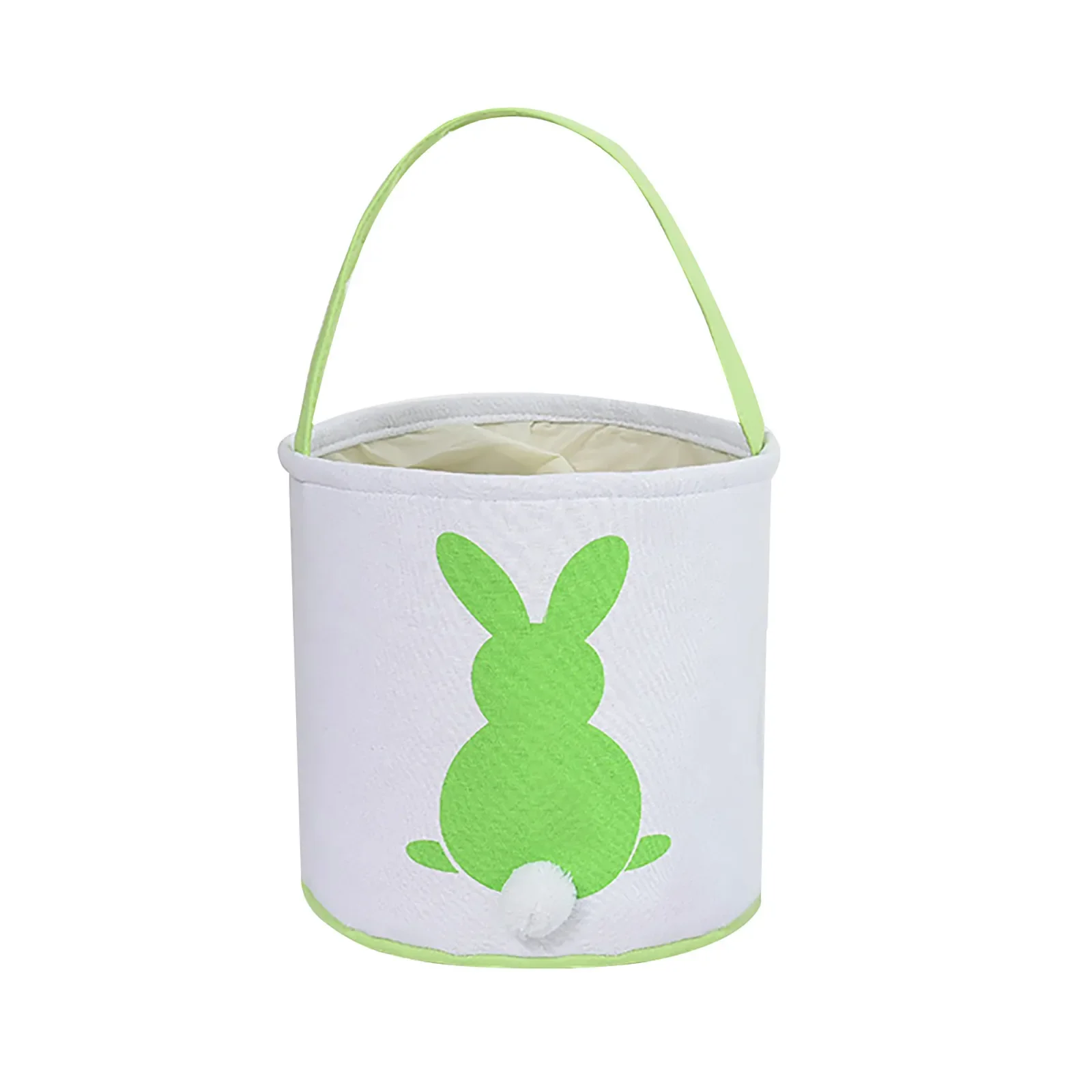 Baby Easter Bunny Buckets Bag Toy Handbags Rabbit Basket Canvas Home Supplier For Kids Festival Gift Party Tote Decoration