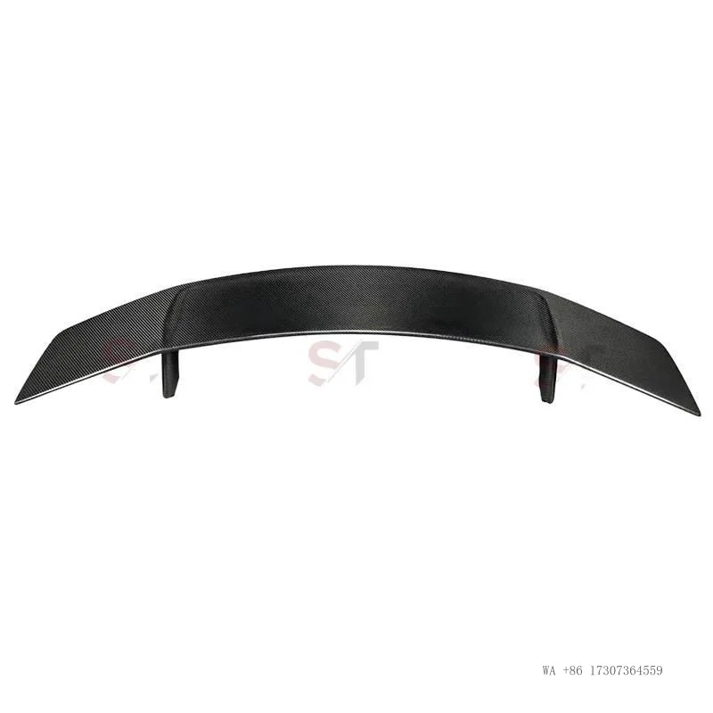 Adecuado para la modificación del alerón trasero de fibra de carbono del modelo Audi R8 V, soporte fijo para accesorios de viento, alerón de coche