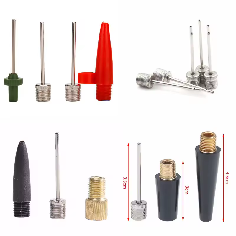 1 ensemble de Kits d'aiguilles de gonflage, tuyau d'aiguille, ballon de sport, basket-ball, Football, volley-ball, Tube de pneu de vélo, Kit de gonflage, pompe à Air également