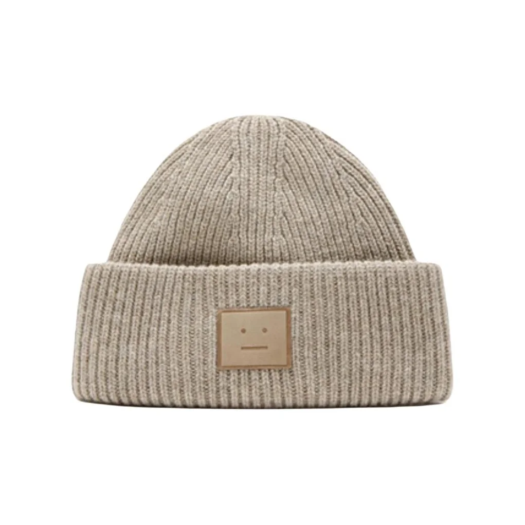 Acne Studios Wool Beanies Unisex Tan C40425-DRN