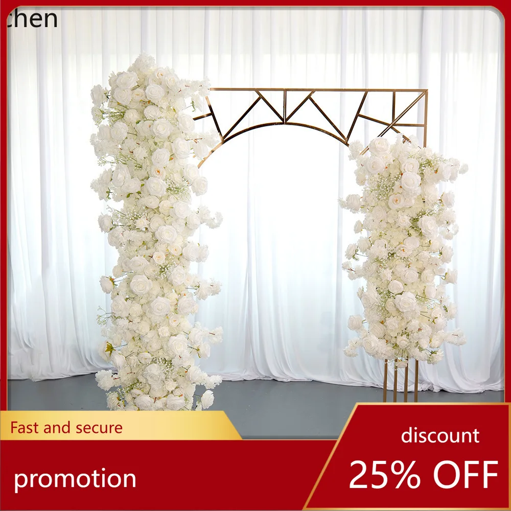 

ZML Background Wall Stage Arrangement Floral Arch Horn Stand Decoration Simulation