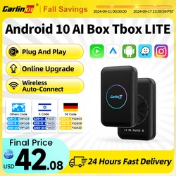 2024 CarlinKit Smart Mini CarPlay Ai Box 2G+32G Car Play TV Box LED For Netflix Wireless Android Auto CarPlay For CarPlay AA Car