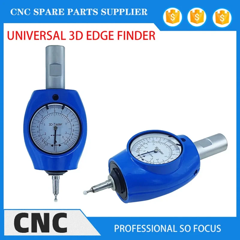 

CNC Machine Tool 3D Edge Finder XYZ Axis Sensor Centering Rod Meter Universal Detector Tool Dial Indicator Workpiece Centering