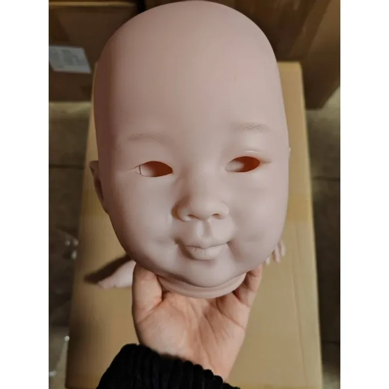 28inch Big Size Blank Color Unpainted Doll Parts Chunmei  Unfinished Reborn Doll Kit with body cloth and eyes