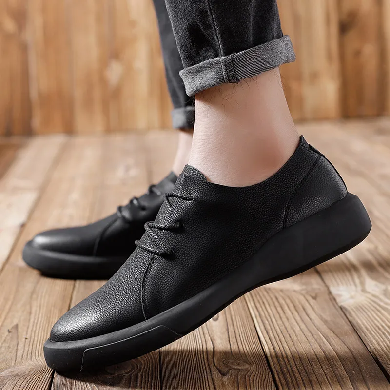 2025 Luxury Men Casual Business Shoes Pu Leather Men Dress Shoes comfortable Fashion Loafers Shoes for Men Zapatillas Hombre