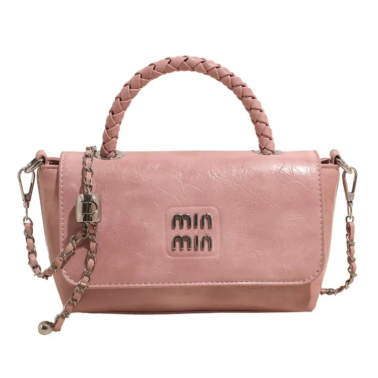 

2025 Summer Collection PU Leather Handbag - Women's Crossbody Bag with Lid, One Shoulder Elegant Purse, Day-to-Evening Bag