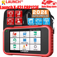 New Lauch X431 CRP123E OBD2 Automotive scanner 4 System Car diagnosis Oil ETC SAS Reset PK CRP123x CRP123i