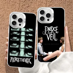 P-Pierce The Veil Band Phone Case For iPhone 16 15 14 13 12 11 Pro Max X XR XSMAX Matte Shockproof Back Cover