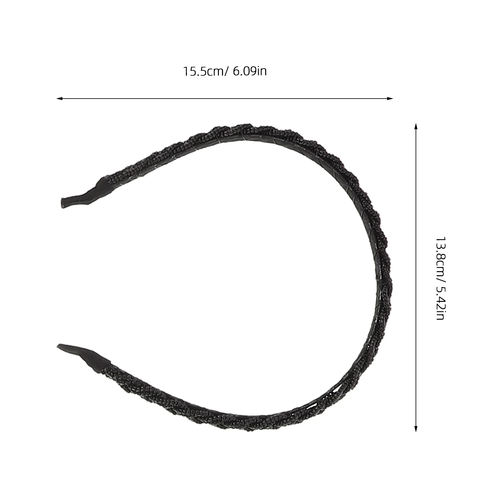 8pcs Beaded Braid Headbands For Women Elegant Bridal Hair Accessories Wedding Headpiece For Bride Princess Hairband Simulated