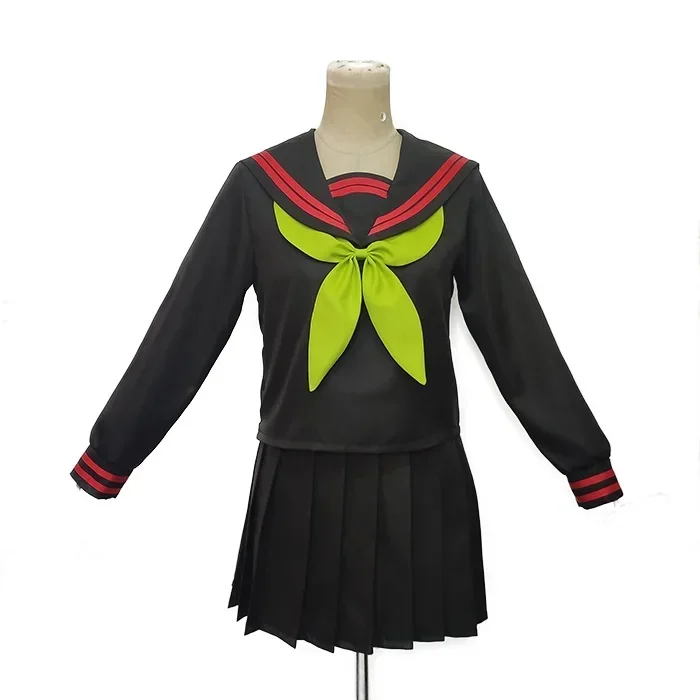 Anime Neue Kimetsu Keine Yaiba Cosplay Kostüm Kamado Nezuko Makomo JK Schuluniformen Sailor Anzug Frauen Outfit Nach Maß