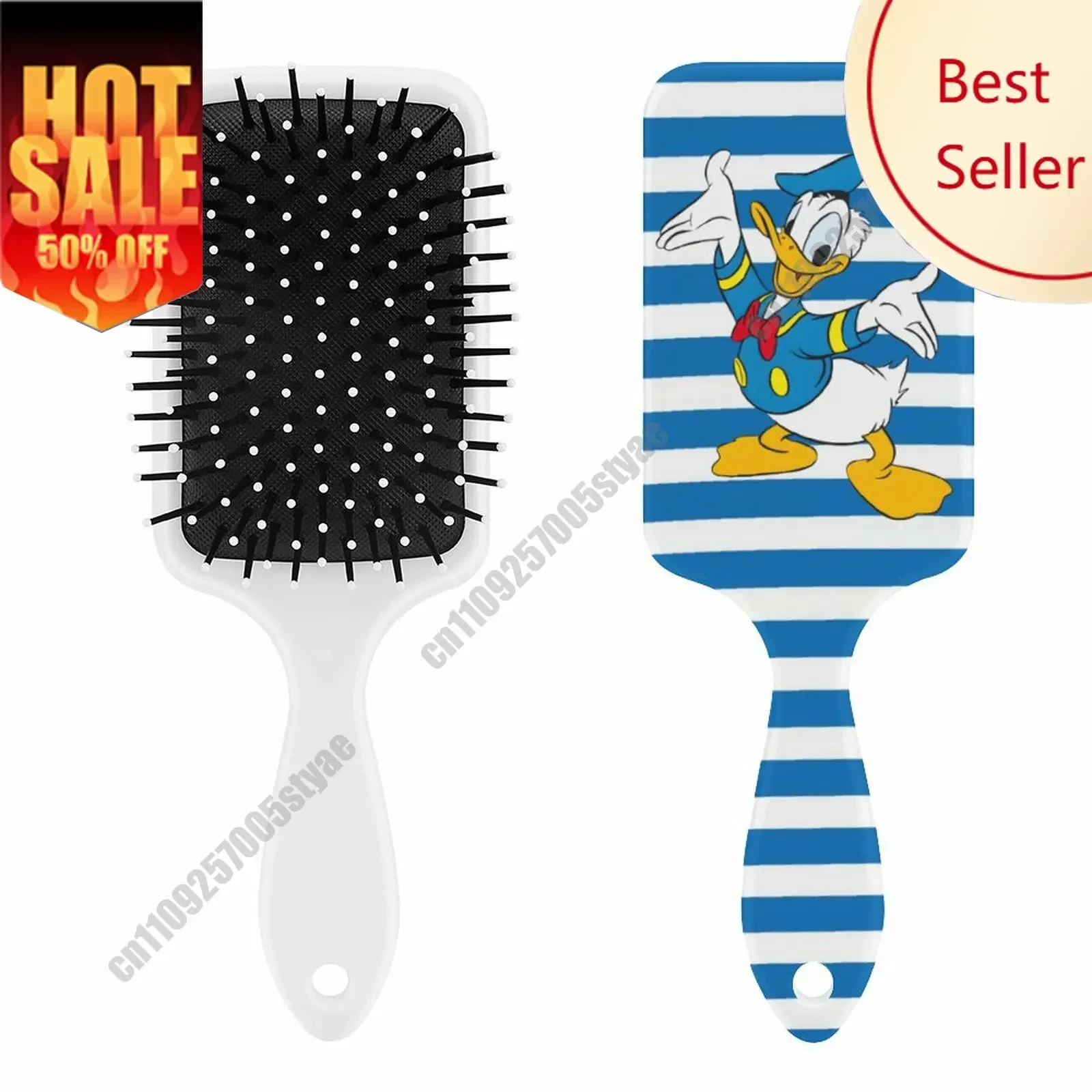 

Donald Duck Cushion Brush Disney Pattern Cute Hair Brush Air Cushion Detangler Comb Travel Friendly Hair Styling Tool