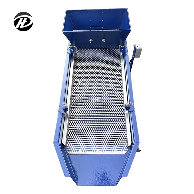 HD Customizable Linear Vibrating Screen 0.18kw Motor 220v/380v Powder Particle Size Separation Core Component Screening