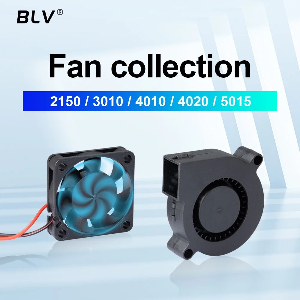 

БЛВ ® Бесщеточный охлаждающий вентилятор постоянного тока 2510/3010/4010/4020/5015 мм 12 В/24 В 2-контактный провод Dupont центробежный турбовентилятор для деталей 3D-принтера