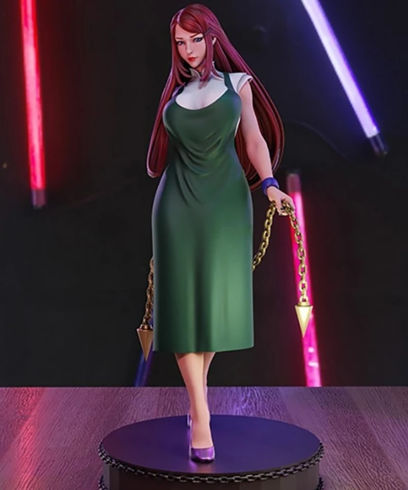1/24 Scale DieCast Resin Figure Model Kit Long Hair Beauty Portrait NSFW Version Diorama Unassembled Unpainted