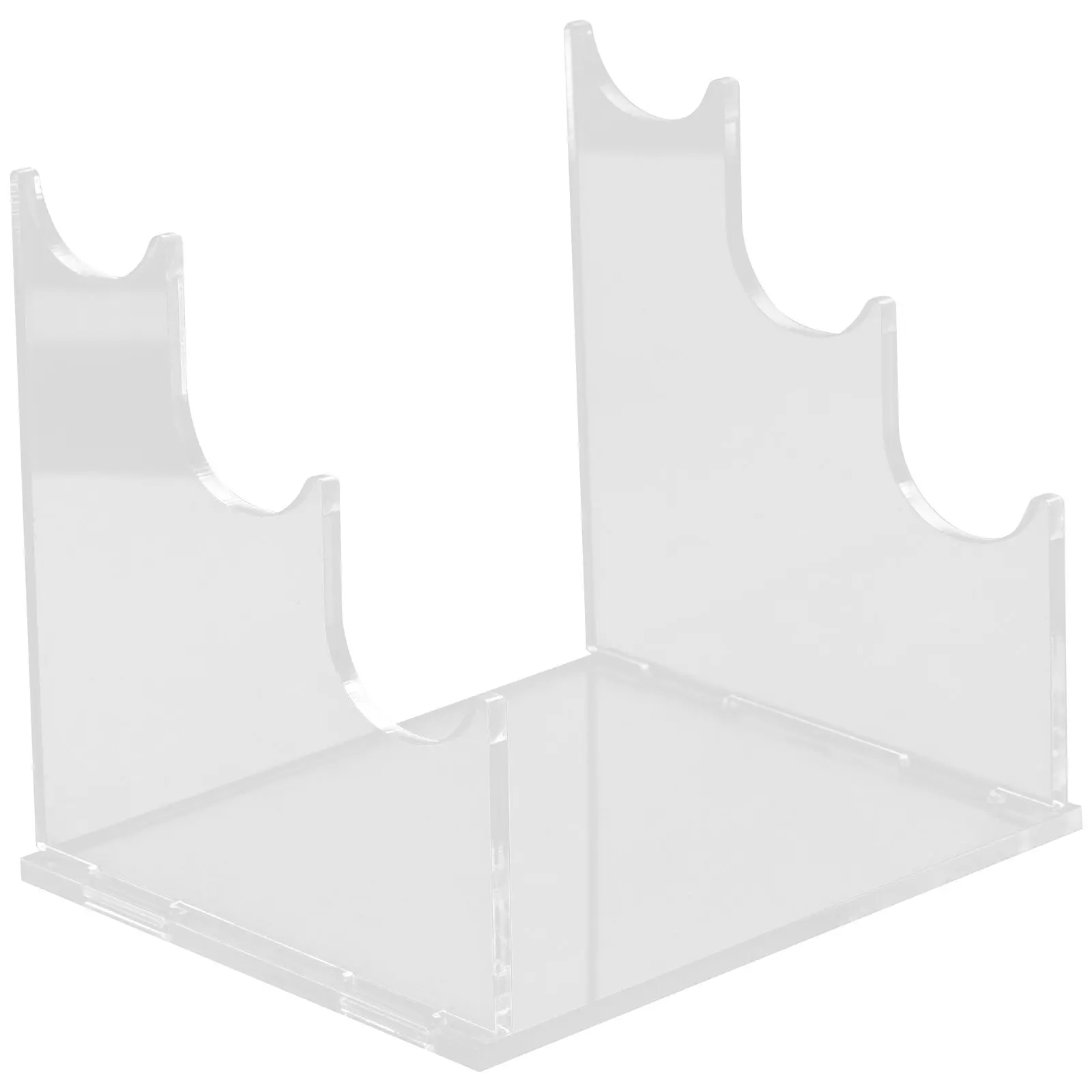 

Трехуровневая акриловая подставка-органайзер для ручек, карандашей, кистей, инструментов для маникюра и бровей, прозрачная подставка для хранения для дома, офиса, магазина