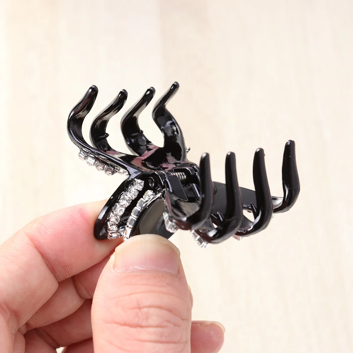 

Роскошные заколки для волос с бантом и стразами для женщин и девочек, заколки сильной фиксации, черные, золотые, серебряные, элегантные заколки для волос с кристаллами, повседневный офис