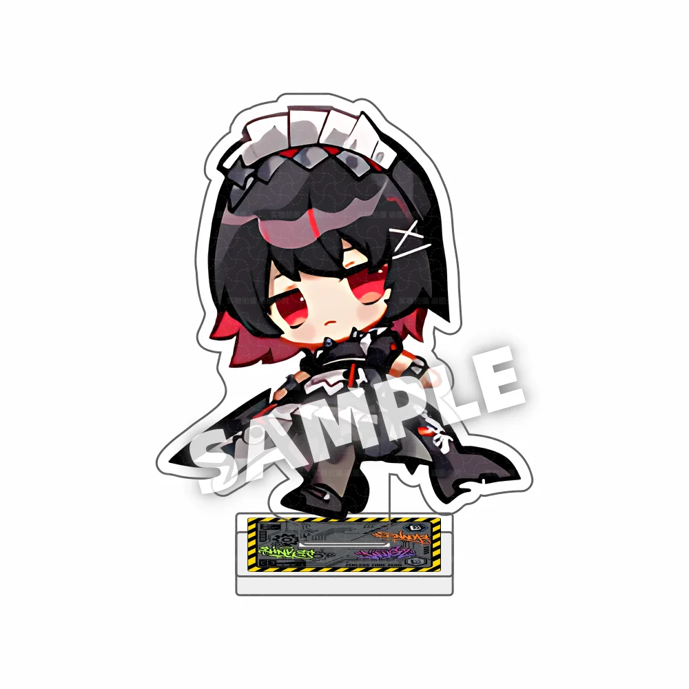 New Hot Game Zenless Zone Zero Nicole Demara Billy Kid Von Lycaon Acrylic Stand Model Plate Desk Decor Collection gift  Keychain
