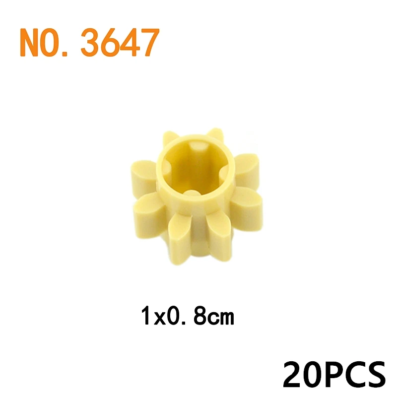 MOC Gear Series Rad-Drehplattform, Achsengestell und Zahnrad 76244, Differential, High-Tech-Teile, Bausteine, Spielzeug 3743 – Detail 14
