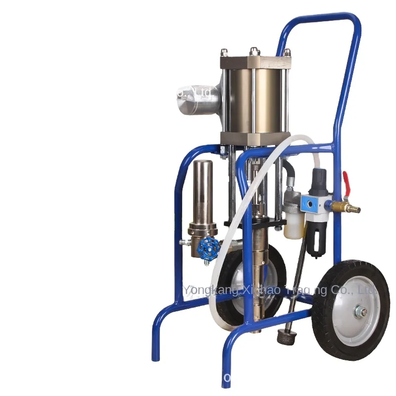High-Pressure Large Cylinder Pneumatic Spray Gun Anti-Theft Steel Structure for Emulsion Painting Power Spray Machine for Ship