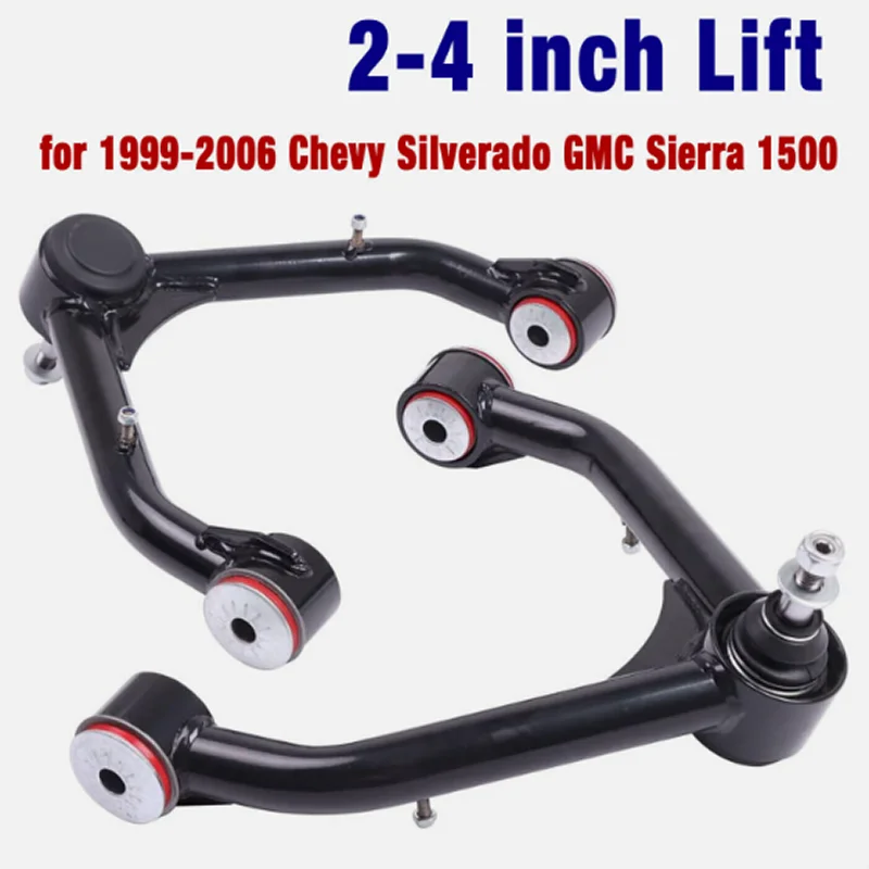 

Для комплекта подъема 2-4 дюйма для Chevy Silverado GMC Sierra 1999-2006, передние верхние рычаги PT-99230PU