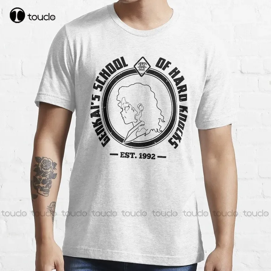 Genkai'S School Of Hard Knocks | Black And White Yuyu Hakusho T-Shirt Custom Aldult Teen Unisex Digital Printing Tee Shirts